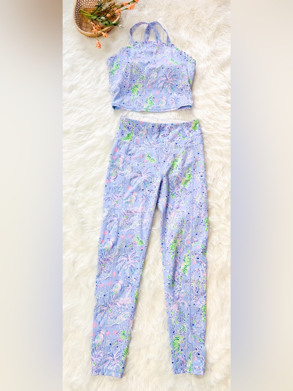 Lilly pulitzer Tiger set SMALL NWOT